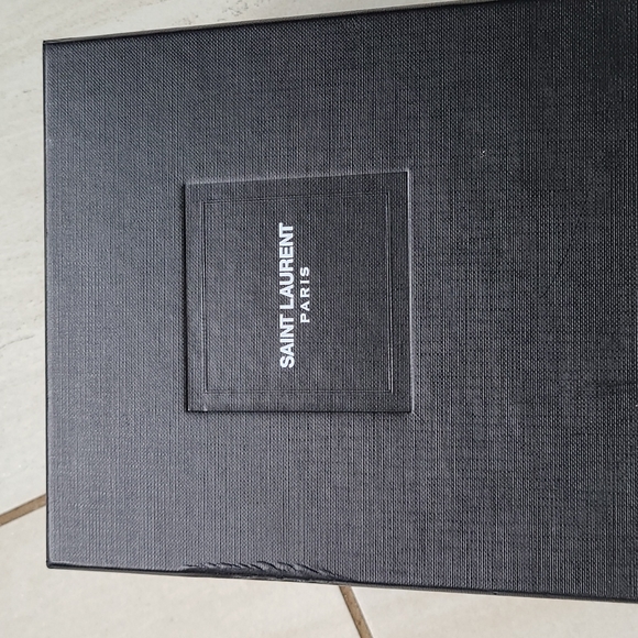 YSL Saint Laurent Flats Python Embossed Leather [size 37] - Picture 9 of 10